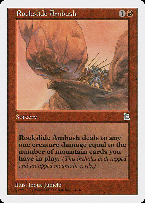 Rockslide Ambush card art