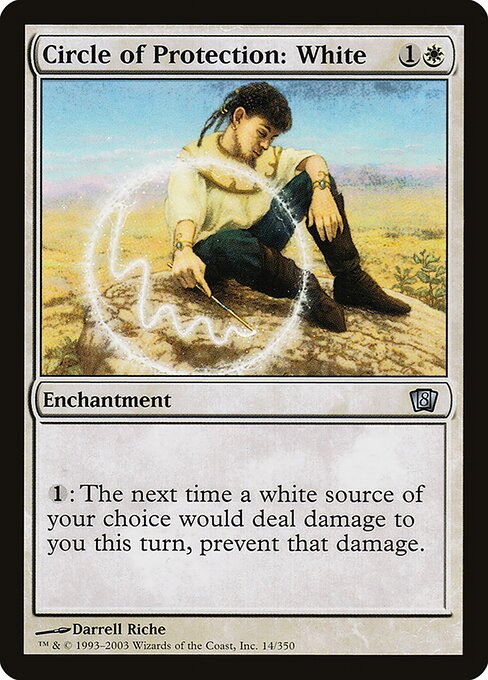 Circle of Protection: White card art