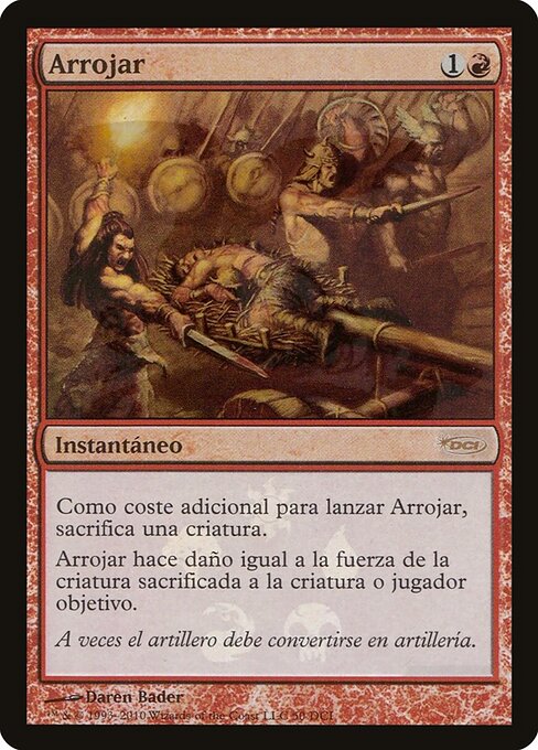 Fling card art