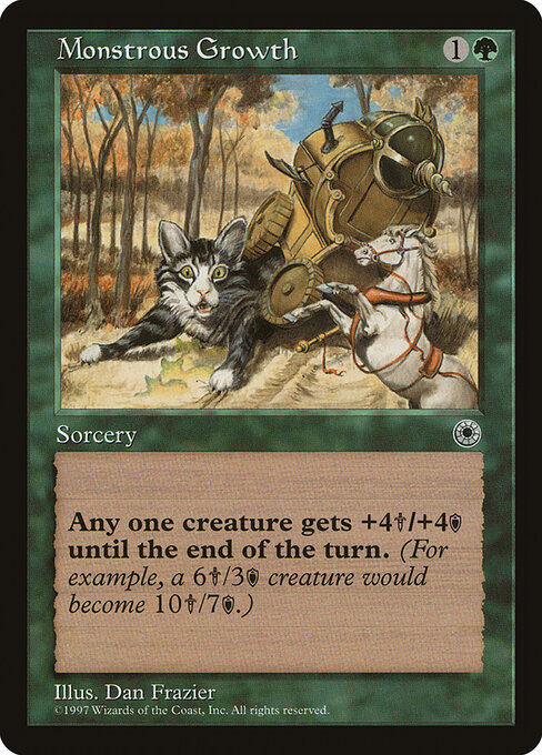 Monstrous Growth (Flavor Text) card art