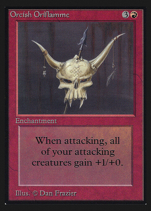 Orcish Oriflamme card art