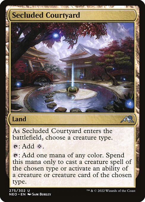 Secluded Courtyard card art