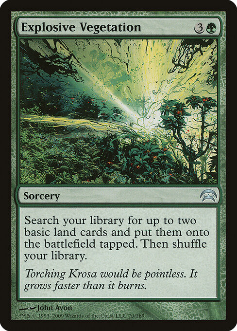 Explosive Vegetation card art