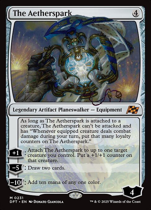 The Aetherspark card art
