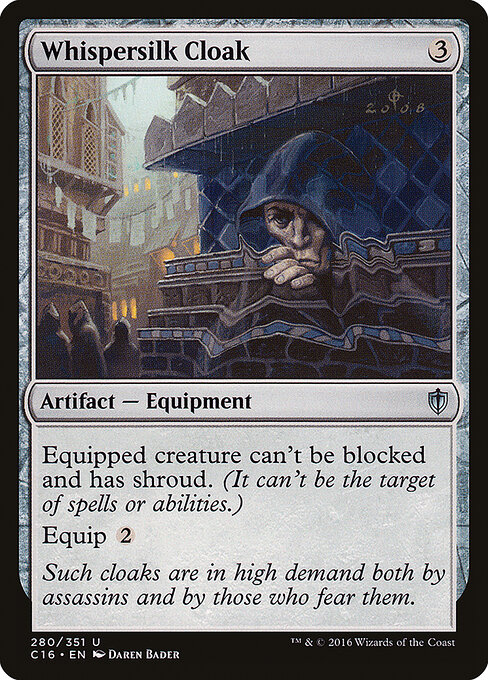 Whispersilk Cloak card art