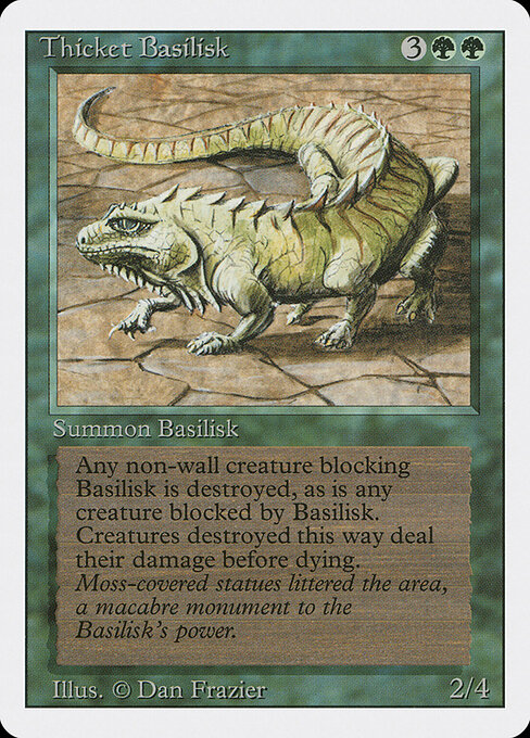 Thicket Basilisk card art