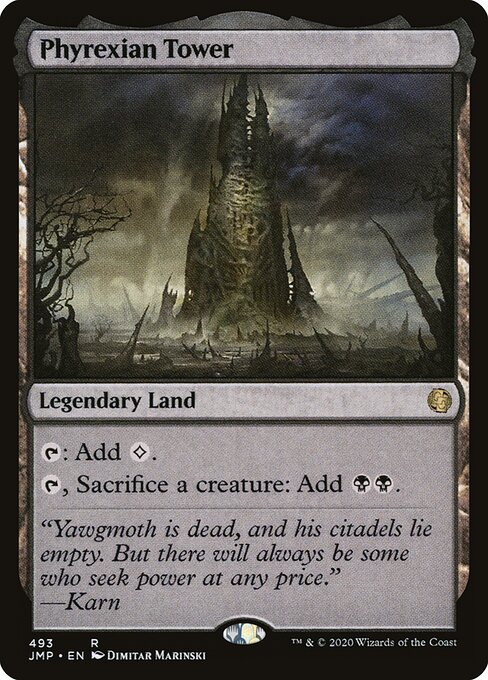 Phyrexian Tower card art