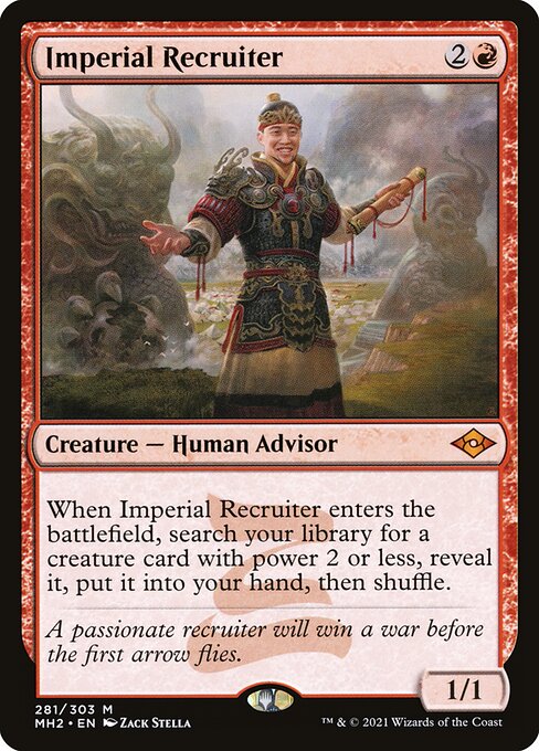 Imperial Recruiter card art