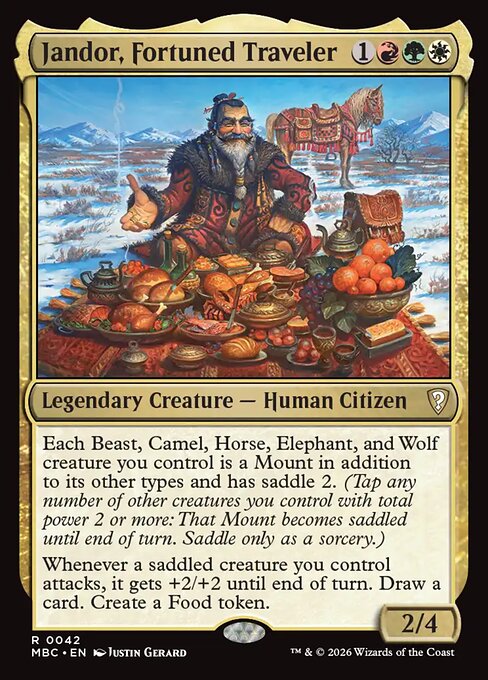 Jandor, Fortuned Traveler card art