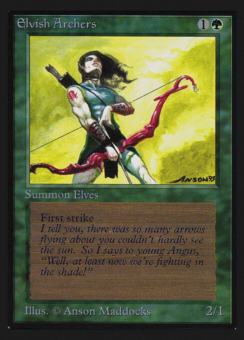 Elvish Archers card art