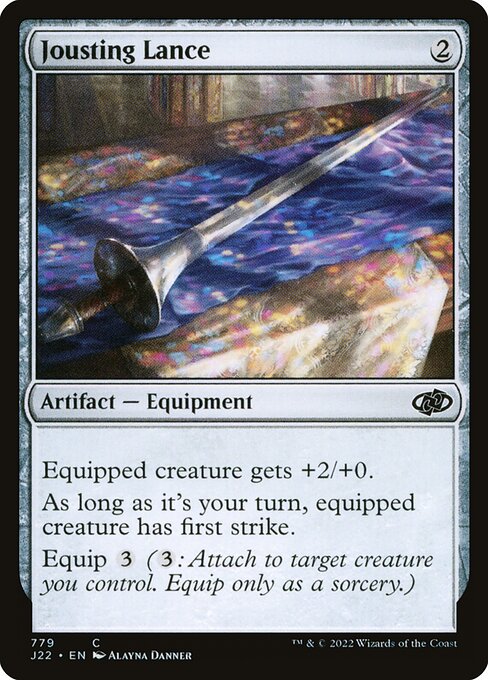 Jousting Lance card art