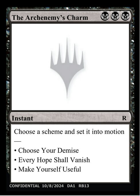 The Archenemy's Charm card art