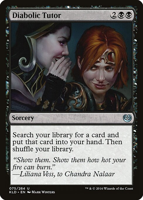 Diabolic Tutor card art