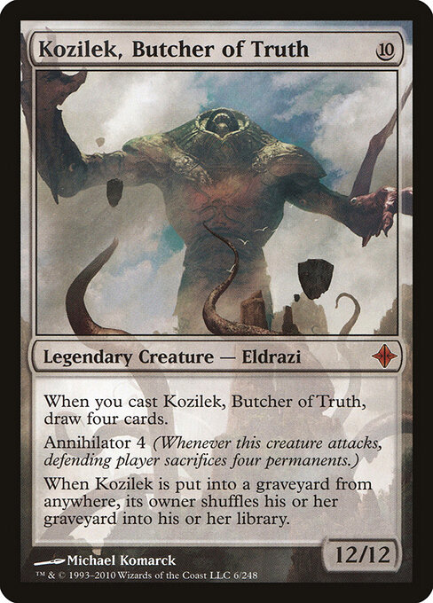 Kozilek, Butcher of Truth card art