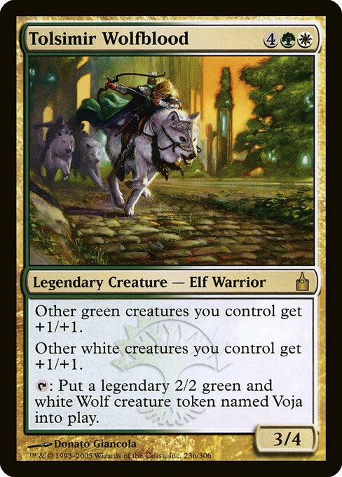 Tolsimir Wolfblood card art
