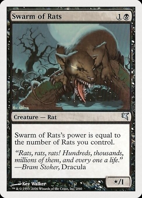 Swarm of Rats card art
