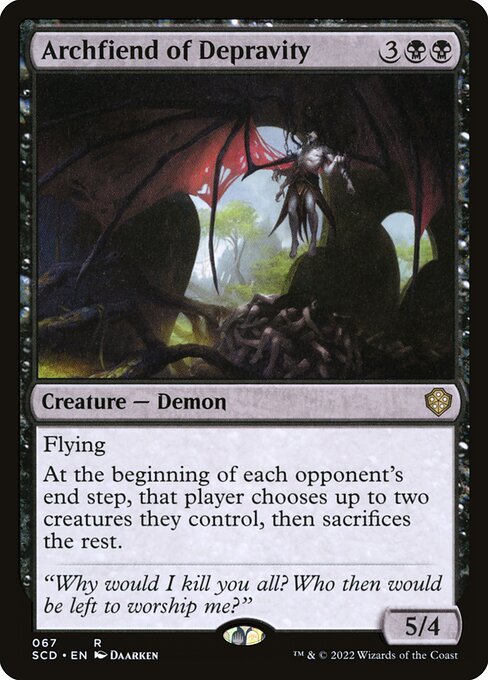 Archfiend of Depravity card art