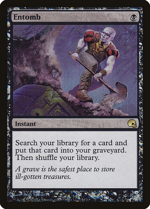 Entomb card art