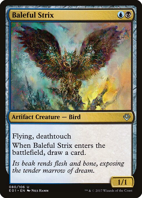 Baleful Strix card art