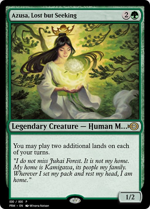 Azusa, Lost but Seeking (Commander's Arsenal) card art
