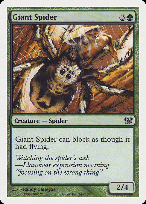 Giant Spider card art