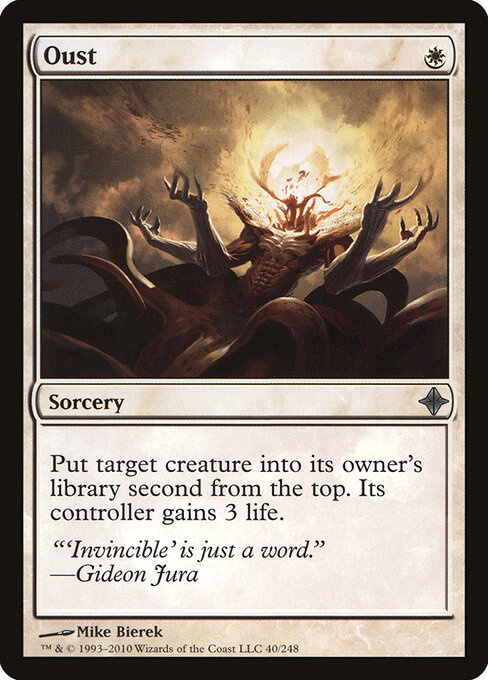 Oust card art
