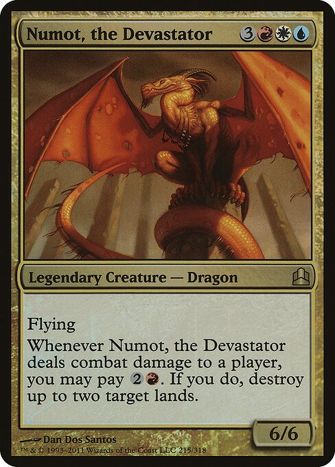 Numot, the Devastator (Commander) card art