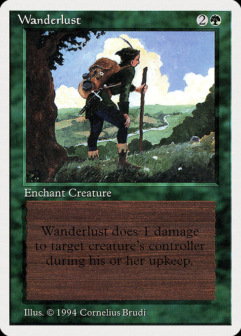 Wanderlust card art