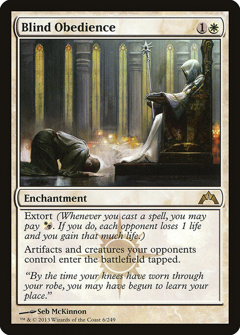 Blind Obedience card art