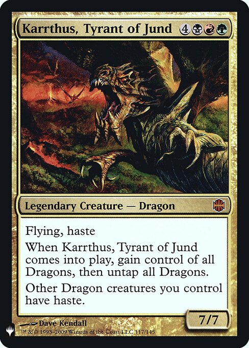 Karrthus, Tyrant of Jund (Commander's Arsenal) card art