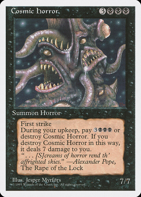 Cosmic Horror card art