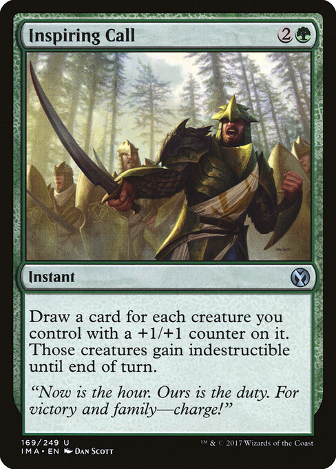 Inspiring Call card art