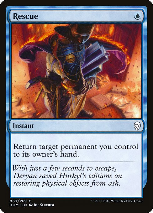 Rescue card art