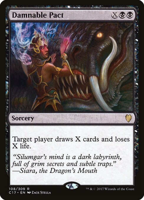 Damnable Pact card art