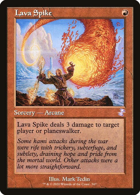 Lava Spike card art