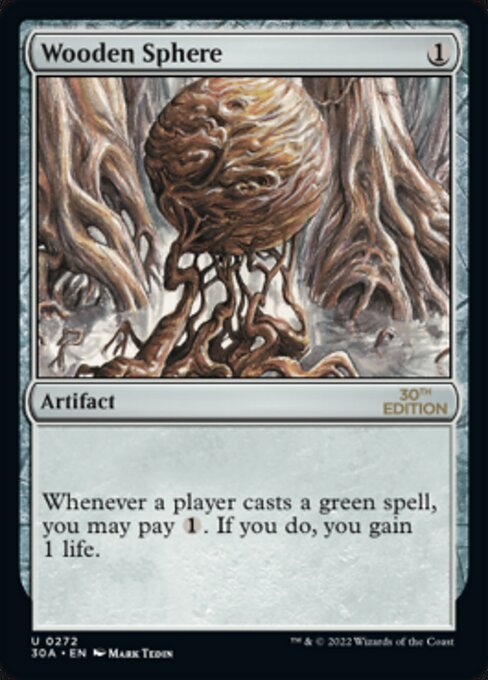 Wooden Sphere card art