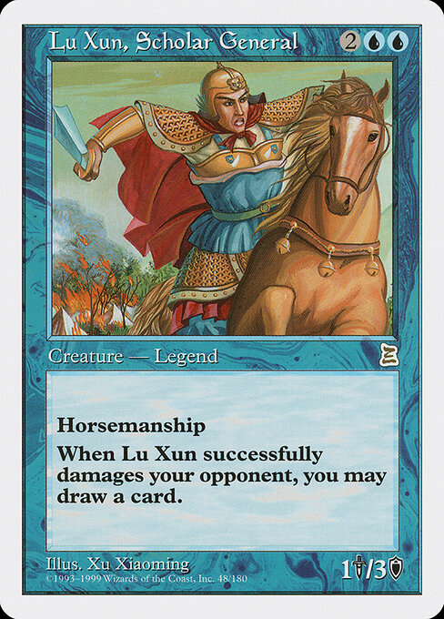 Lu Xun, Scholar General card art