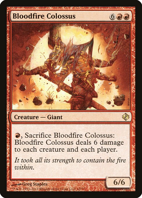 Bloodfire Colossus card art