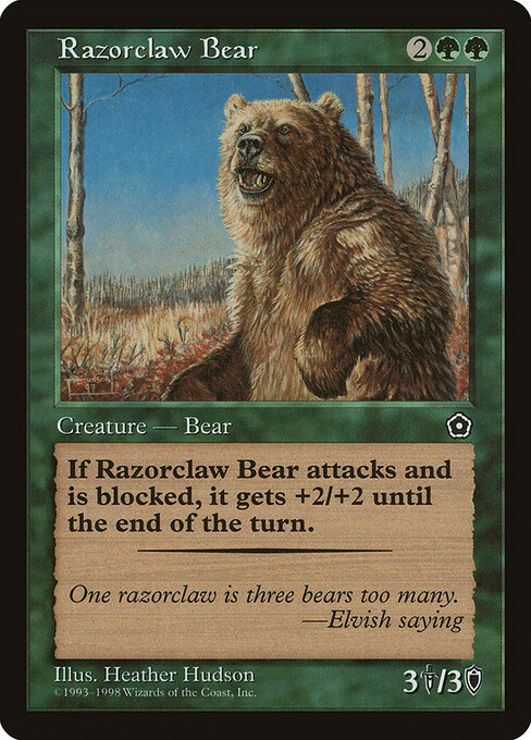 Razorclaw Bear card art