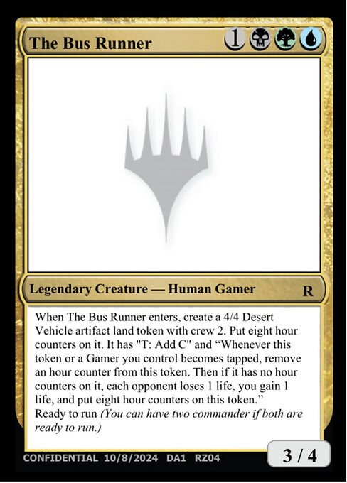 The Bus Runner card art