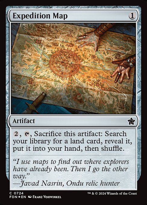Expedition Map card art