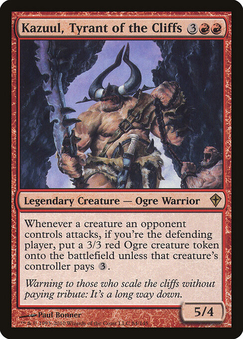 Kazuul, Tyrant of the Cliffs card art