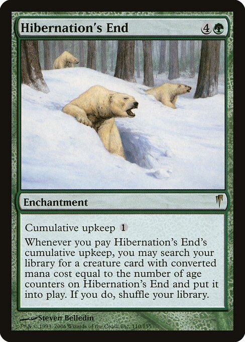 Hibernation's End card art
