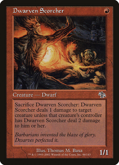Dwarven Scorcher card art
