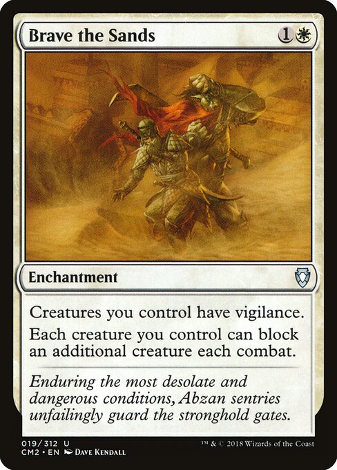Brave the Sands card art