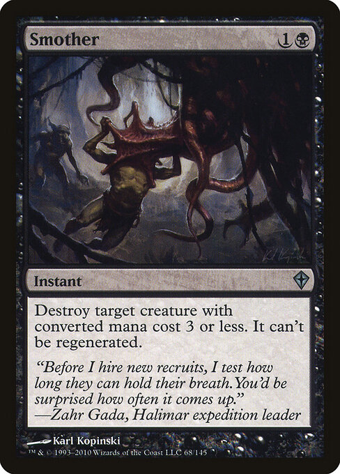 Smother card art
