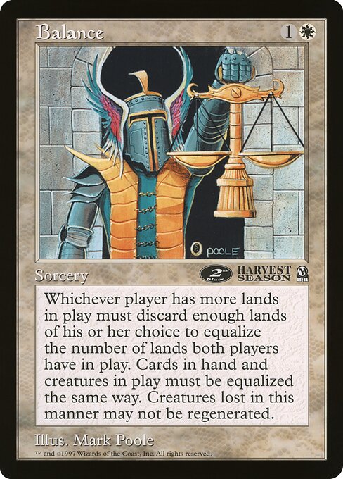 Balance card art