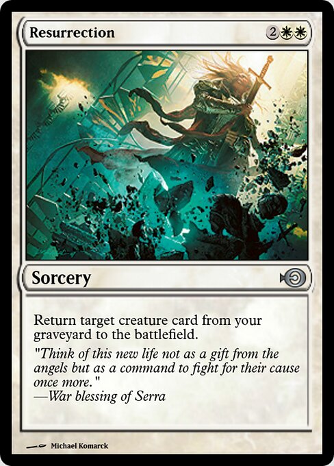 Resurrection card art