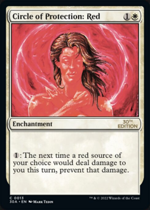 Circle of Protection: Red card art