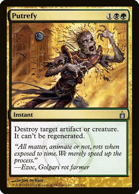 Putrefy card art